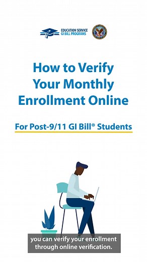 1.1K views | Online Verification is a game changer  Post-9/11 GI Bill® students who verify their monthly enrollment, you can now verify via text, email or online. Learn more: https://benefits.va.gov/gibill/isaksonRoe/EV_FAQs.asp | The Post-9/11 GI Bill, U.S. Department of Veterans Affairs | Facebook