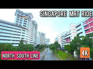 Singapore MRT Ride | North South Line MRT
