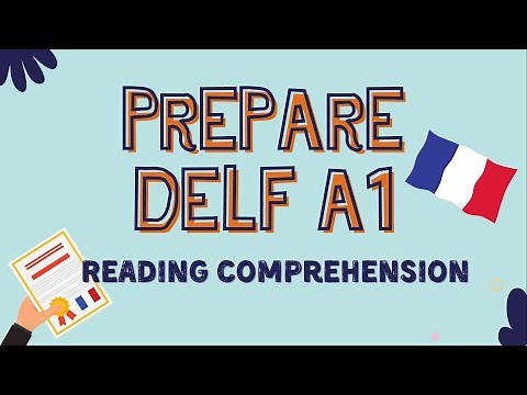 Practice DELF A1 Reading comprehension | Tips for DELF