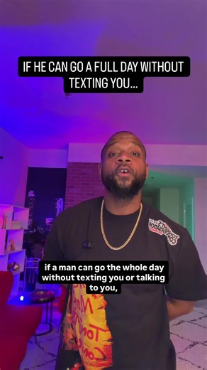 If he can go a full day without texting you… pay attention. This isn’t about being needy. It’s about consideration, care, and consistency. Don’t argue with patterns. Save this.