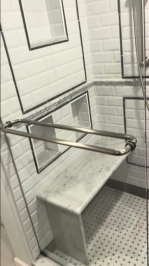 Luxury Shower Masterpiece | Precision Tile Work & High-End Craftsmanship Revealed!