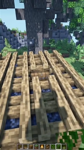 making a big canopy #minecraft #make #minecraftbuilding canopy