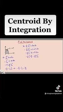 Centroid by Integration - Integral Calculus