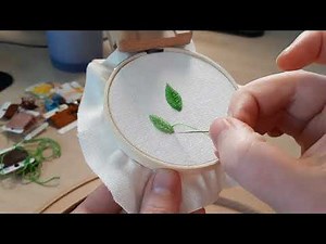 How to do Fishbone Stitch in Hand Embroidery