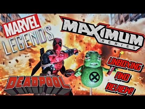 MARVEL LEGENDS MAXIMUM SERIES DEADPOOL ACTION FIGURE UNBOXING AND REVIEW!