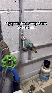 275K views · 1.4K reactions | Grandma plumbing trick #plumbing #plumber #PlumbingServices #diy #handyman | Nick Plumbing | Facebook