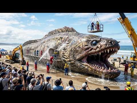 American fishermen hunted down a giant 30-ton Moray eel – the largest deep-sea monster ever caught!