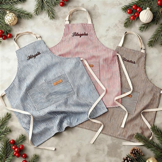 Personalized Embroidered Apron With Name – Custom Gift for Cooking, Baking, or Craft Lovers, Perfect for Home - Etsy