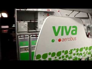 Viva Aerobus A320 cabin tour