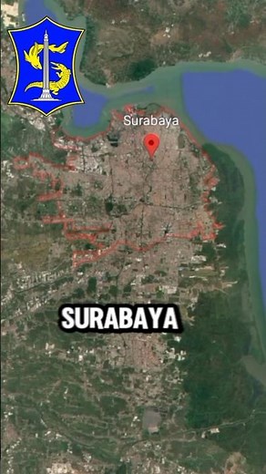 Kota Surabaya, Ibukota Provinsi Jawa Timur.