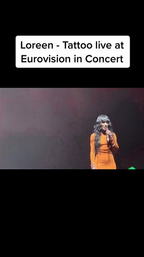 Loreen Tattoo Live Performance at Eurovision in Concert