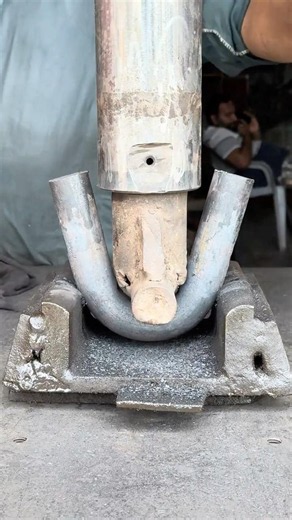 Hydraulic Press Turns Thick Iron Rod into Perfect U Shape | Iron Rod Cutting and Bending #ironrod