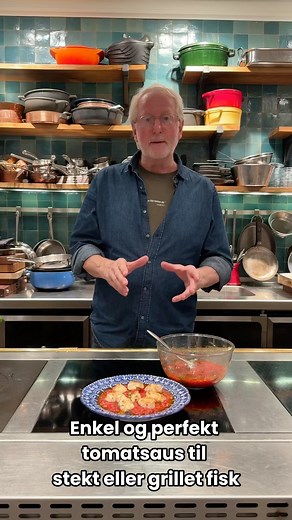 Enkel og perfekt tomatsaus til stekt eller grillet fisk✨ | Eyvind Hellstrøm