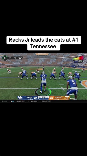 Racks family wins: Racks Jr leads the cats at #1 Tennessee
