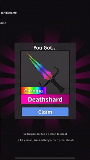 Trading Elderwood Revolver and Clockwork for Chroma Deathshard in Roblox Mm2