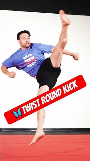 Butterfly Twist Round Kick Demo - TRK 101 (Jacob Pinto) #tricking