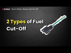 How is remote fuel cut-off achieved?