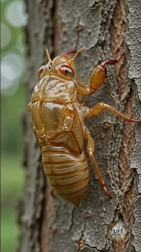 🦗 The Amazing Life Cycle of a Cicada #Cicada #CicadaLifeCycle #LifeCycle #Nature #Wildlife #Insects
