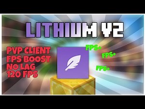 LITHIUM V2 For Minecraft Pe 1.21+ (FPS BOOST + PVP RESOURCE PACK)