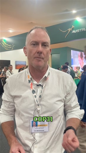 Will Australia and the Pacific host COP31? Right now, our Climate Change Program Manager, Gavan McFadzean, is here at COP30 in Belém, Brazil. COP is the world's largest climate summit, where countries unite to tackle the climate crisis and strategise how emissions can be reduced. Stay tuned as we find out who will be hosting COP31! #COP31 #Australia | Australian Conservation Foundation