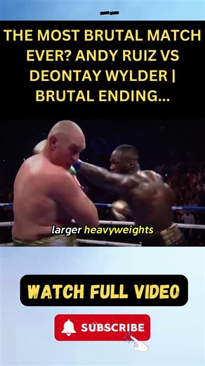 The Most BRUTAL Match EVER Andy Ruiz vs Deontay Wylder Brutal Ending part 4