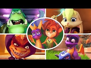 Spyro Reignited Trilogy - All Final Bosses & Endings