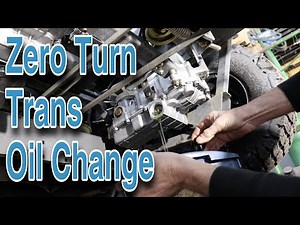 SUPER EASY Zero Turn Transmission Oil Change