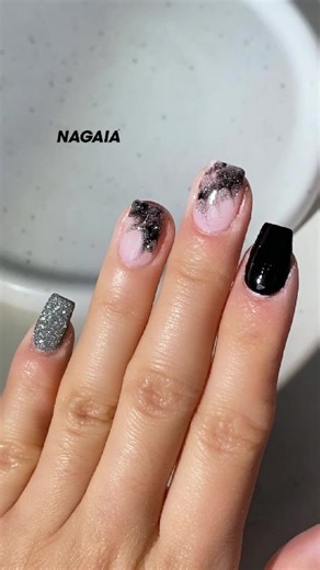 Stunning Water Color Dipping Powder Nail Designs