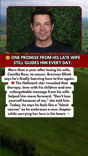💔 After Losing His Wife, Brennan Elliott Shares Emotional New Chapter