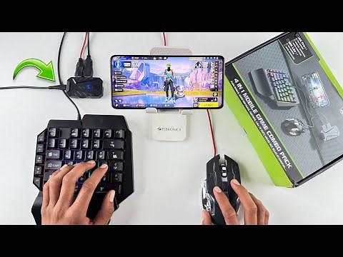 Keyboard or mouse and mix pro converter unboxing and gaming full tutorial