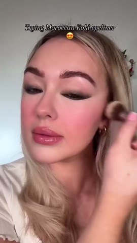 Natural Moroccan Eyeliner - Handmade Traditional Powdered Eye-liner Wooden Box - Arabic Moroccan Egyptian eyeliner Powder