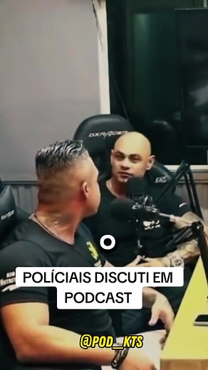 POLÍCIA DISCUTI EM PODCAST #policiamilitarsp #pm #policia #luta #podskts #podcast @pods_kts🥏