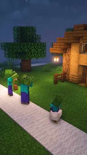 How to protect your house from zombies 🧟‍♂️ #minecraft #minecraftmemes #minecrafttutorial #minecraftbuilding #minecrafthacks