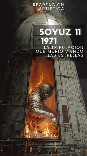 ““La última misión: los cosmonautas de la Soyuz 11 murieron viendo las estrellas”🌟 (recreación artística) #Astronomía #ciencia #ElMundoEnRedes #soyuz11 | El Mundo en Redes