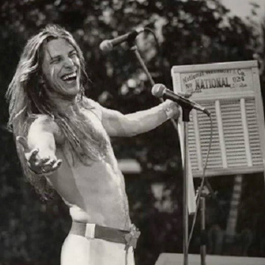 ‪On this day in 1948, Black Oak Arkansas lead singer Jim ‘Dandy’ Mangrum is born in Michigan.‬ 💥 He is noted for his raspy voice, long hair, and wild, sexually-explicit stage antics which sometimes included miming sex with a washboard which he often uses to accompany his singing. | MONSTERS OF ROCK