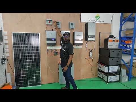 la formation des onduleurs et batterie au lithium de BONJOUR SOLAR