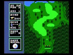 NES Open Tournament Golf - NES/Virtual Console gameplay