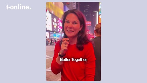 Baerbock sorgt für Aufsehen am Times Square