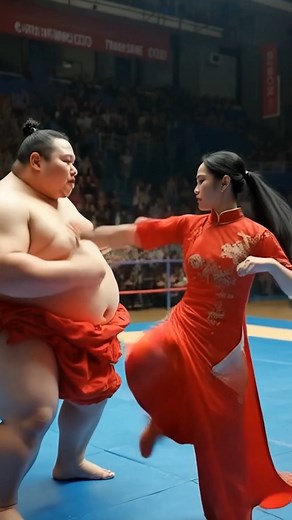 Chinese Kung Fu vs Sumo Giant #KungFuVsSumo #ChineseMartialArts #SumoClash #SpeedVsStrength #EpicFightReel #MartialArtsBattle #ViralReel #KungFuPower #SumoVsKungFu #ActionShowdown | Justien