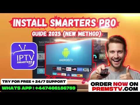 Install IPTV SMARTERS on ANDROID SMART TV !! 🔥 (4K QUALITY - Full Guide)