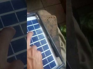como reparar un panel solar parte#1