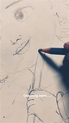 outline tutorial with pencil sketch