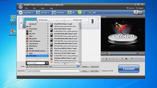 How to convert WLMP file to MP4