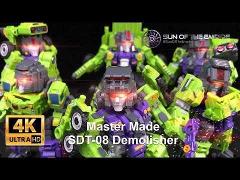 Master Made Mega Series SDT-08 Demolisher | SD Devastator unboxing (1/2) Q. Review 234