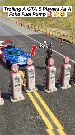 Trolling A GTA 5 Players As A Fake Fuel Pump ⛽💥😂 #gta5