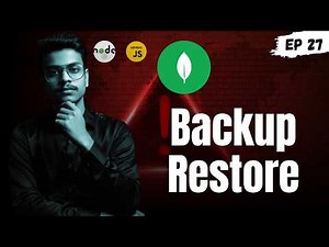 Database safety MongoDB backup restore methods