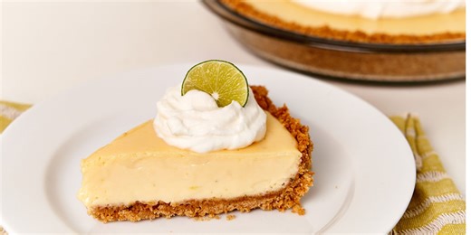 Perfect Key Lime Pie with Coconut Rum Whipped Cream