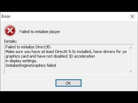 Problem mit der Initialisierung von Direct3D in Windows 10/11