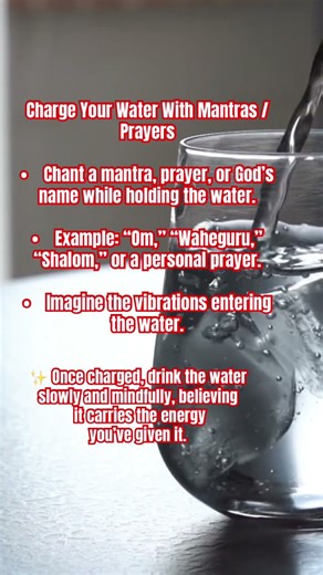 Learn the powerful technique of charging water with Prayer | Simple Daily Practice