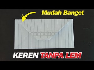 How to Make an Envelope from Paper Without Glue, Nice and Easy!!